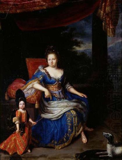 Constantijn Netscher Portrait de la princesse Palatine china oil painting image